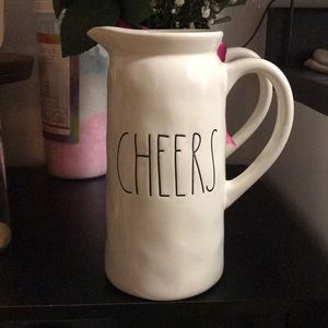 Rae Dunn CHEERS Pitcher, Reserved for Hailey